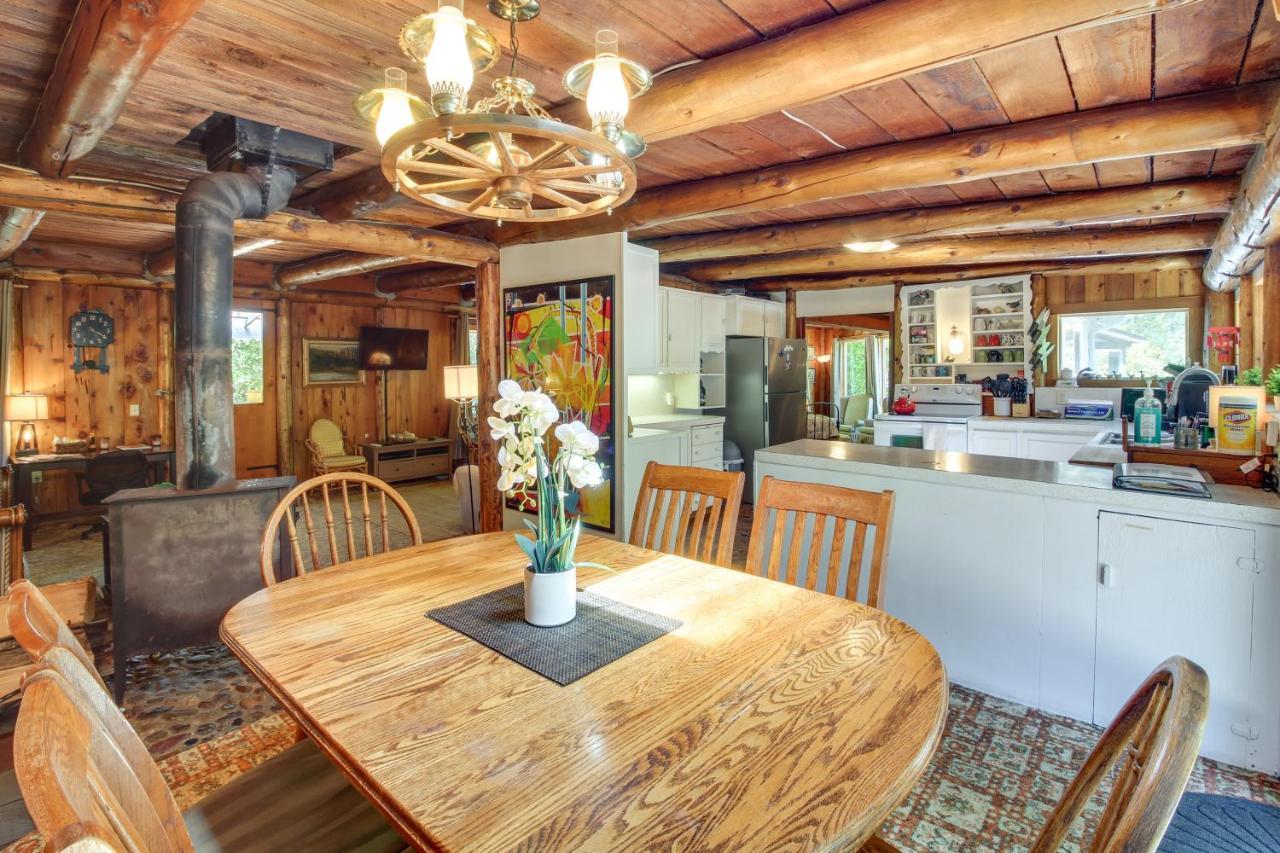 Rustic Bandon Log Cabin On 5 Acres Of Woodlands! Exteriér fotografie
